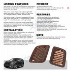 Peach Wood Pattern Dashboard AC Vent Outlet Frame Cover for Honda CR-V (2017-2022)