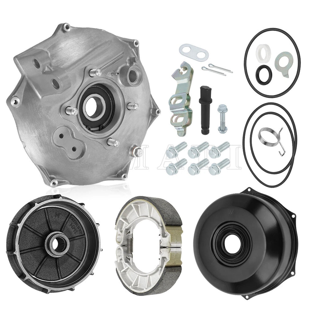 Rear Brake Drum Hub Plate Cover Kit for Honda Foreman 500 TRX500 (2005–2014)