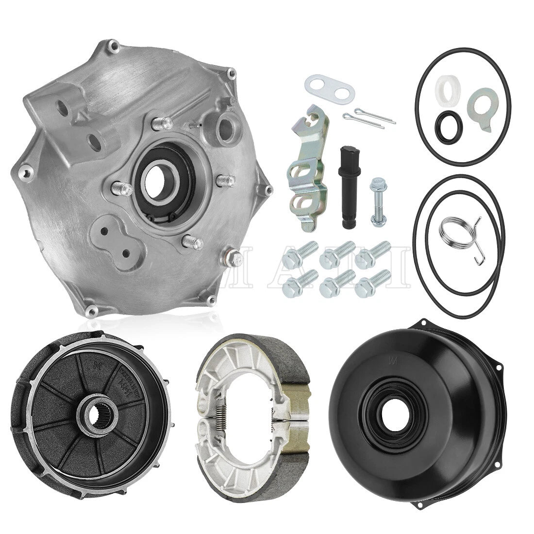 Rear Brake Drum Hub Plate Cover Kit for Honda Foreman 500 TRX500 (2005–2014)
