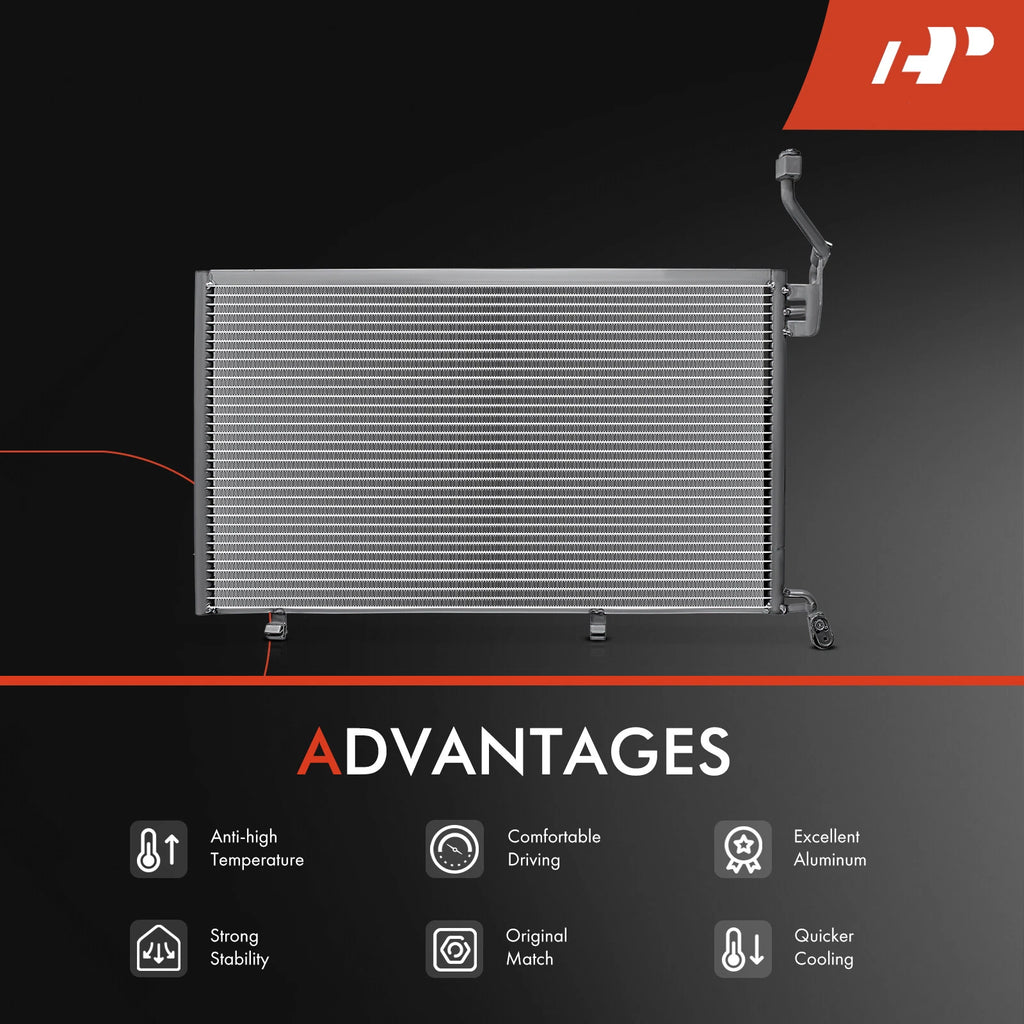 A/C Condenser with Bracket & Receiver Drier for Ford Fiesta (2014-2019)