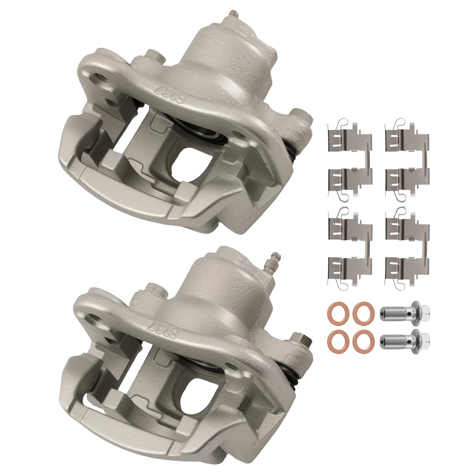 Set of 2 Rear Disc Brake Calipers for Toyota Highlander (2004–2007) 19B2905