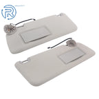 Sunvisor Set for Ram 1500 2500 3500 (2013-2018) Gray Plastic