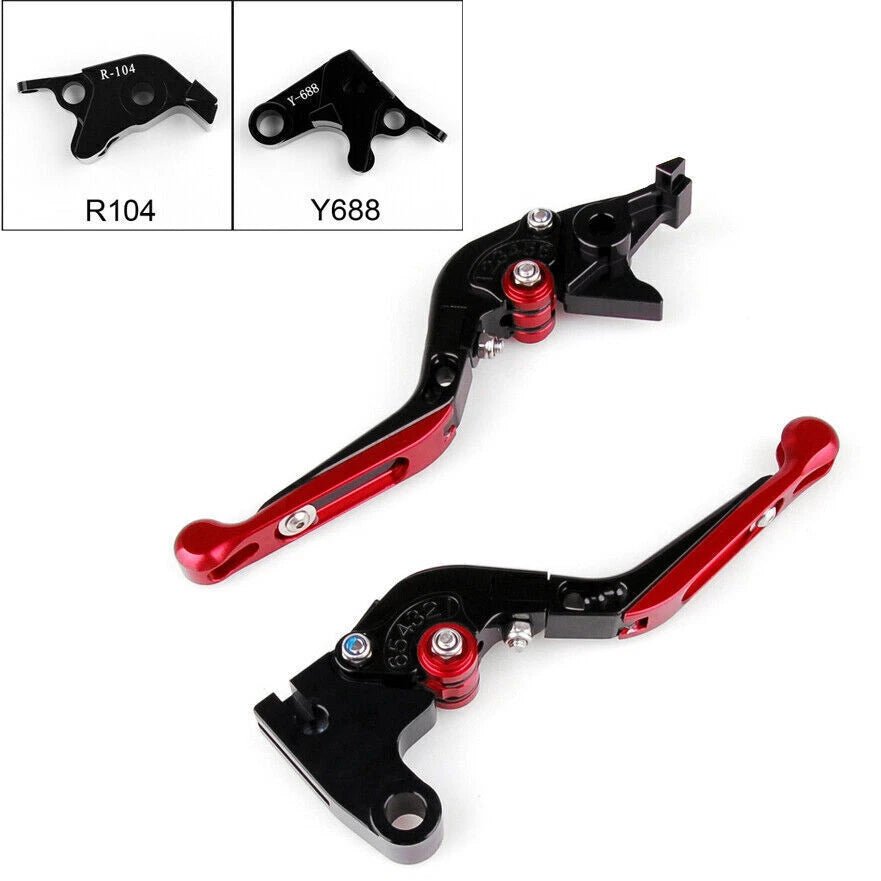 Adjustable Folding Brake Clutch Lever for Yamaha YZF R1 R6 R6S (2000–2023)