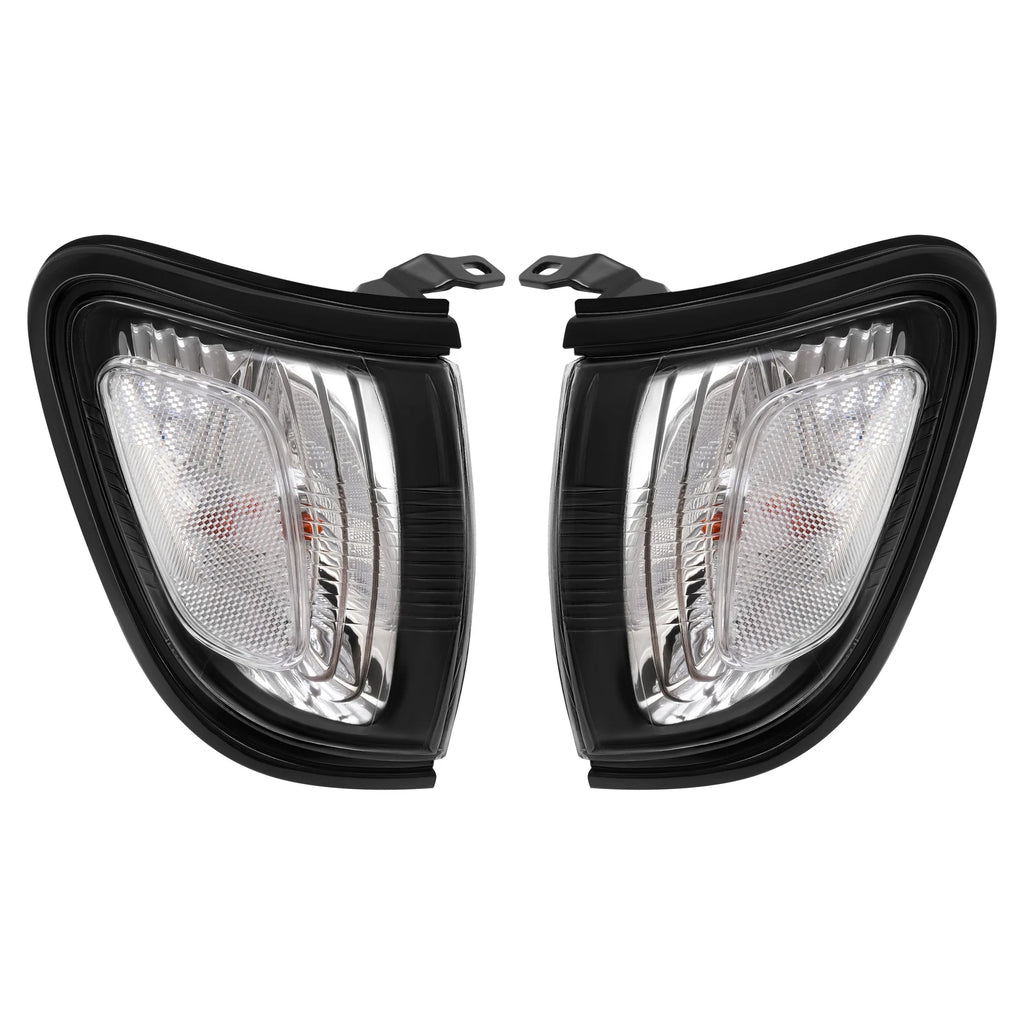 Turn Signal Corner Lights for Toyota Tacoma (2001–2004) LH & RH Black Trim