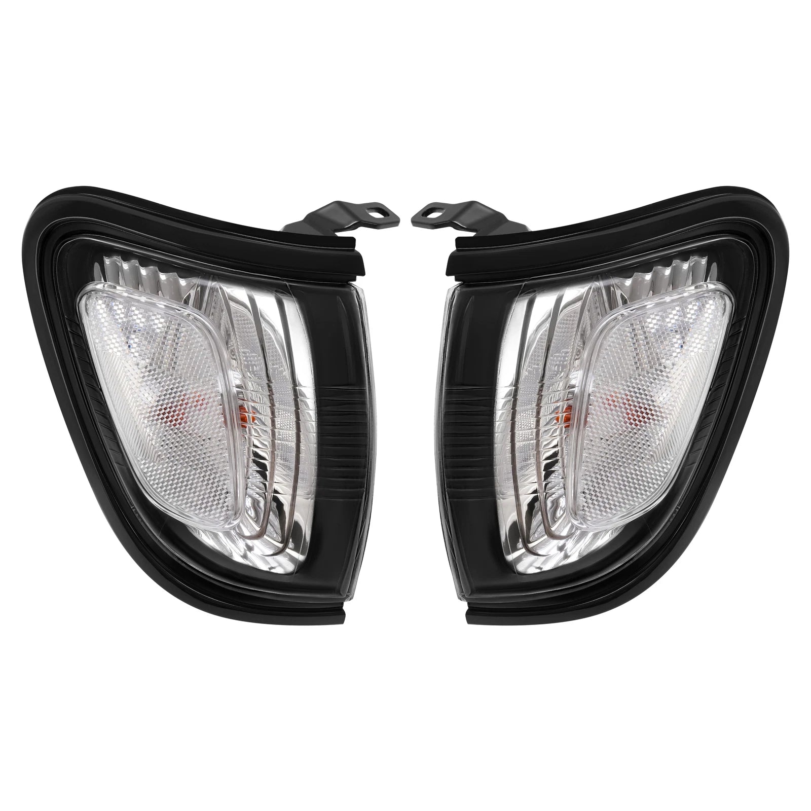 Turn Signal Corner Lights for Toyota Tacoma (2001–2004) LH & RH Black Trim