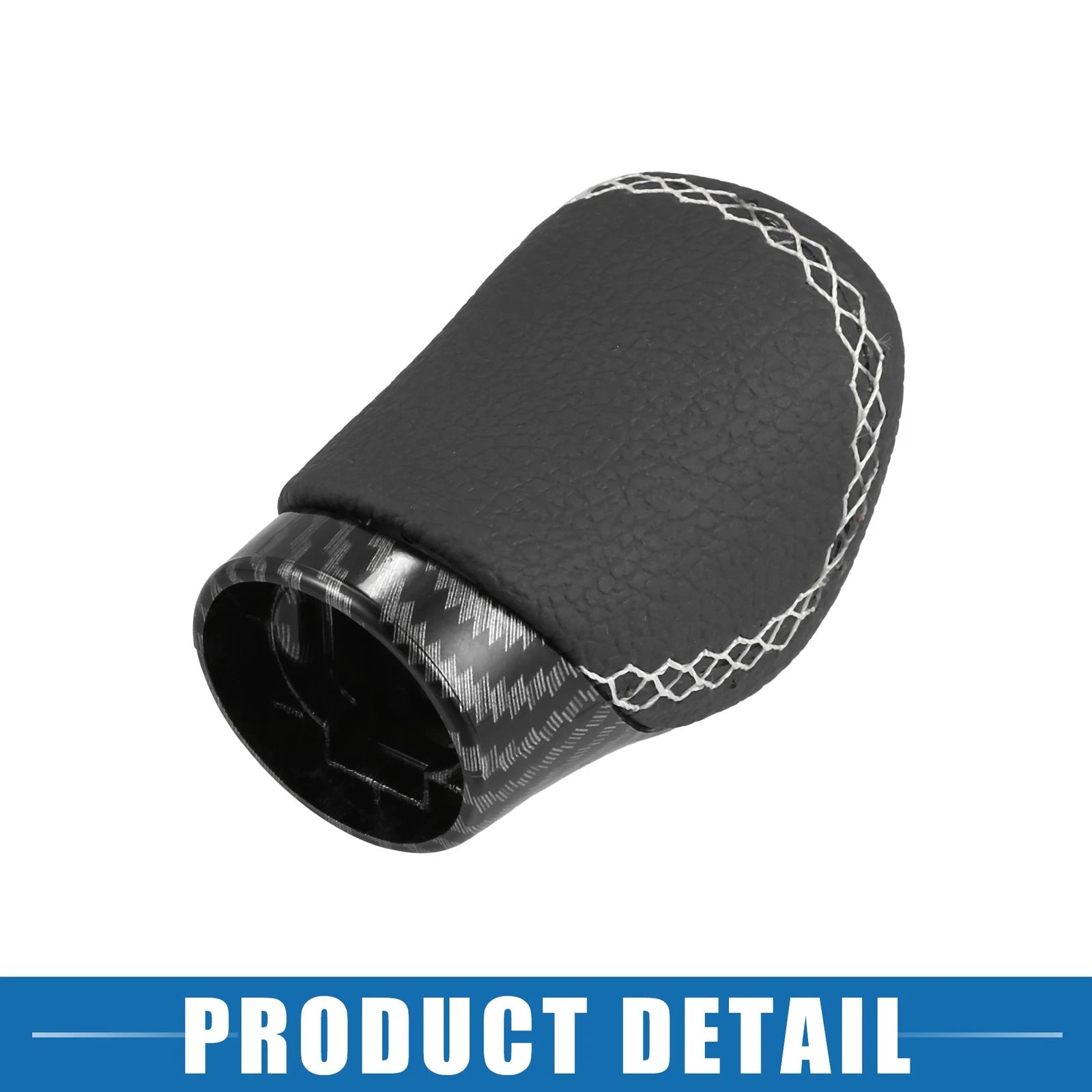 Automatic Gear Shift Knob for Lexus (Carbon Fiber, White Thread)