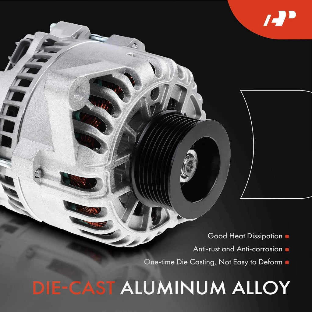 Alternator for Ford Mustang (2003–2004) V8 4.6L 110A 8-Groove
