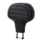 Front Driver Backrest Pad Black for Harley Touring CVO Street Glide (2014-2023)