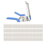 Fencing Gun Hog Ring Plier Fastener Stapler with 3000 Clips for Various Models