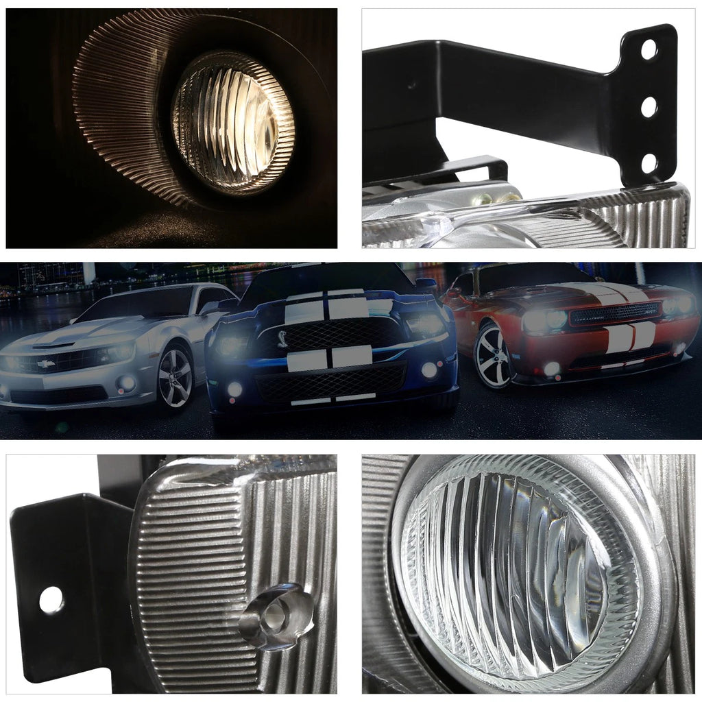 OE Style Clear Lens Front Bumper Fog Lights for Honda Civic 1992–1995
