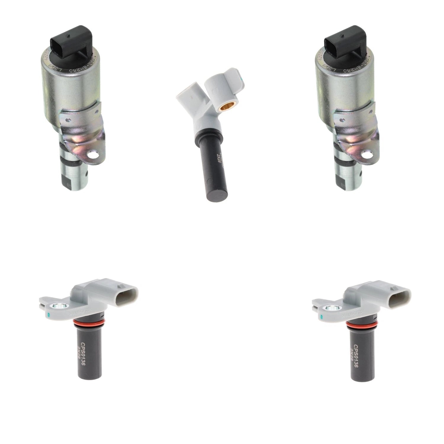 NTK VVT Camshaft Position Actuator & Hitachi Sensor Kit for Ford Flex (2009–2019)