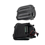 2X LED Sequential Clear Front Corner Turn Signal Lights for Hummer H3 (2006–2010)