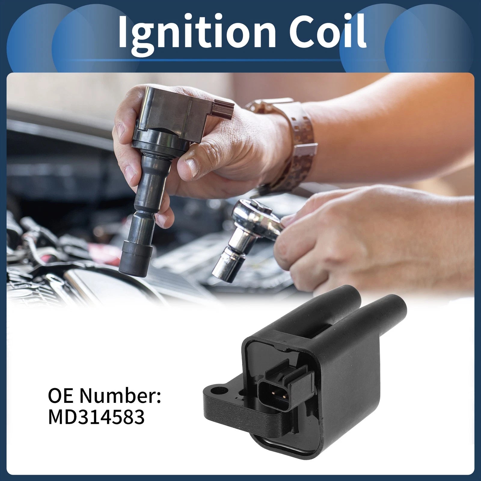 Ignition Coil Pack No.MD314583 for Mitsubishi Montero (1997–2002)