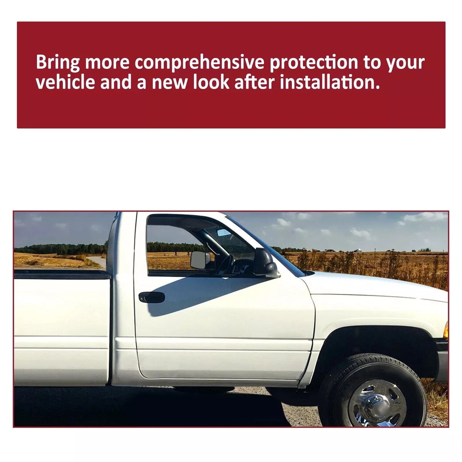 Front Lower Door Skin Rust Repair Panel Kit for Dodge Ram 1500 2500 3500 (1994–2002)