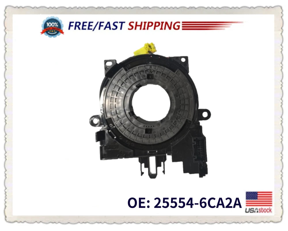 Clock Spring 25554-6CA2A for Nissan Kicks Altima (2018–2022)