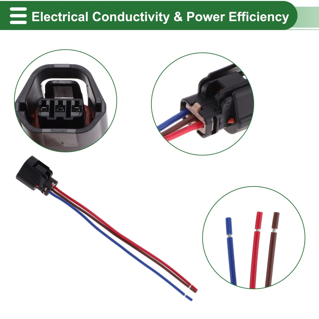 Set of 3 Pin Sensor Wiring Harnesses for Honda Accord (2018–2021) No.61897494
