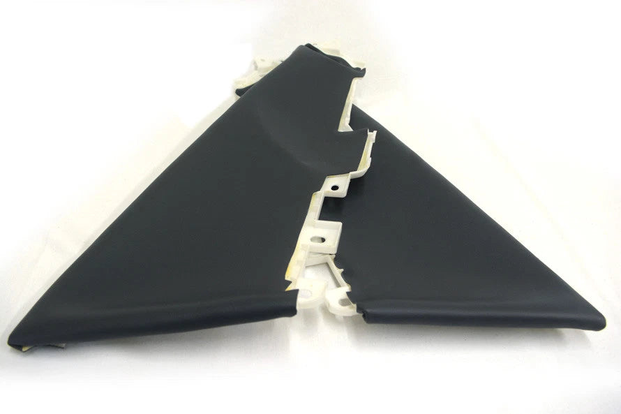 Set of 2 Door Panel Insert Cards for Acura TSX (2009–2014) - Black Leather