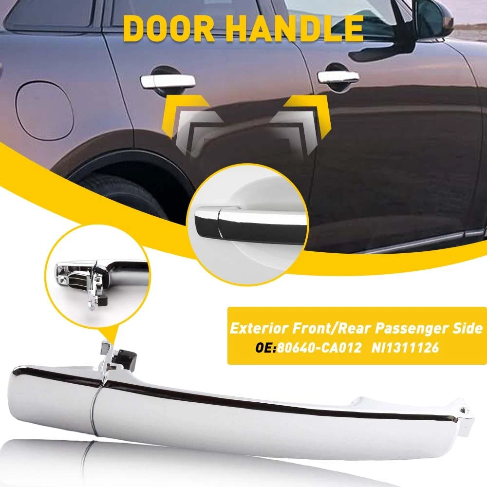 Chrome Door Handle for Nissan Rogue (2014–2020) - Front Right Rear L/R Side