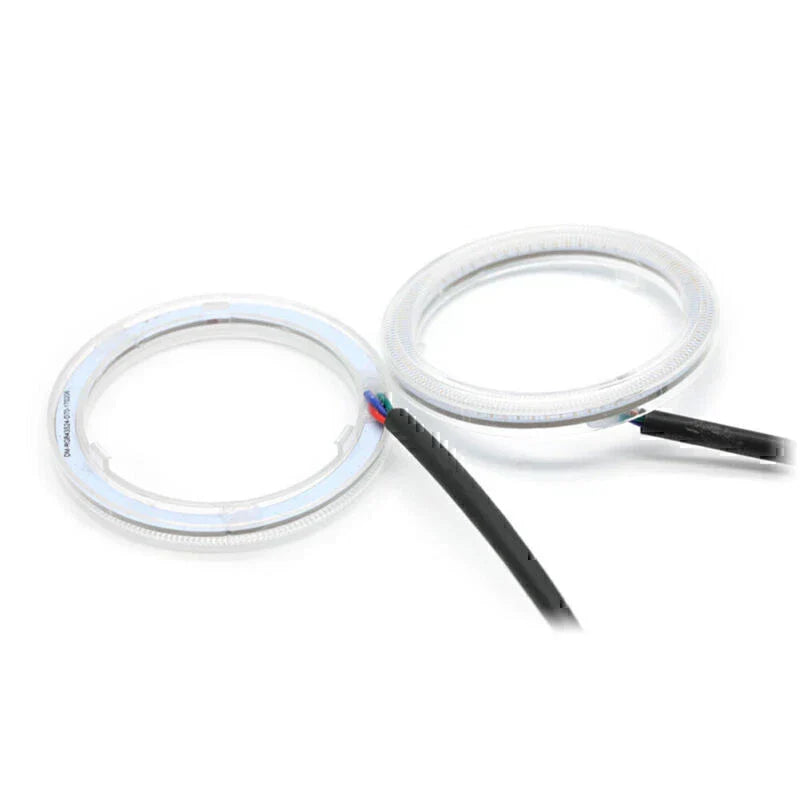 RGB COB LED Halo Rings for Car Headlight Angel Eyes - 95MM