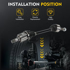 2X CV Axle Shaft Assembly for Honda Civic (2019–2020) Front LH RH