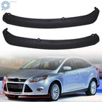 Lower Bumper Valence Trim Pair for Ford Focus (2012–2014) Black Plastic