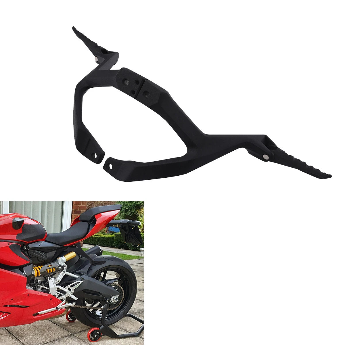 Passenger Foot Pegs Bracket for Ducati 959 Panigale (2017–2018), V2 (2020–2025)