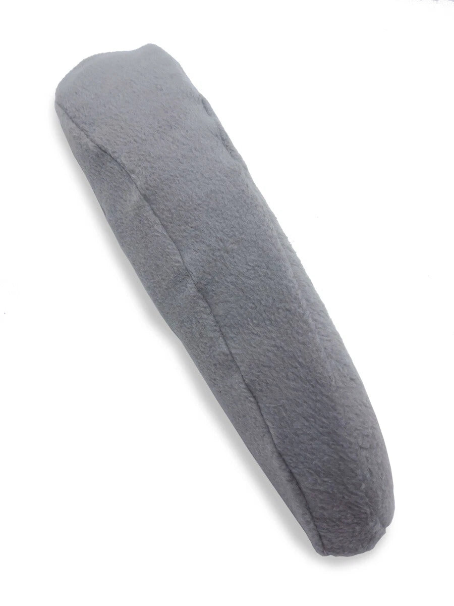 Set of 2 Seat Armrest Covers for Chrysler Pacifica (2017–2020) Gray Fleece