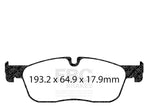 Front Brake Pad Set for Jaguar XE (2017–2020) CH959SY