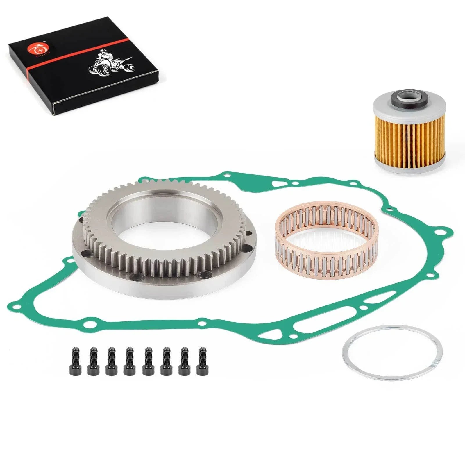 Starter Clutch Bearing & Gasket for Yamaha V Star 1100 XVS1100 (1999–2009)