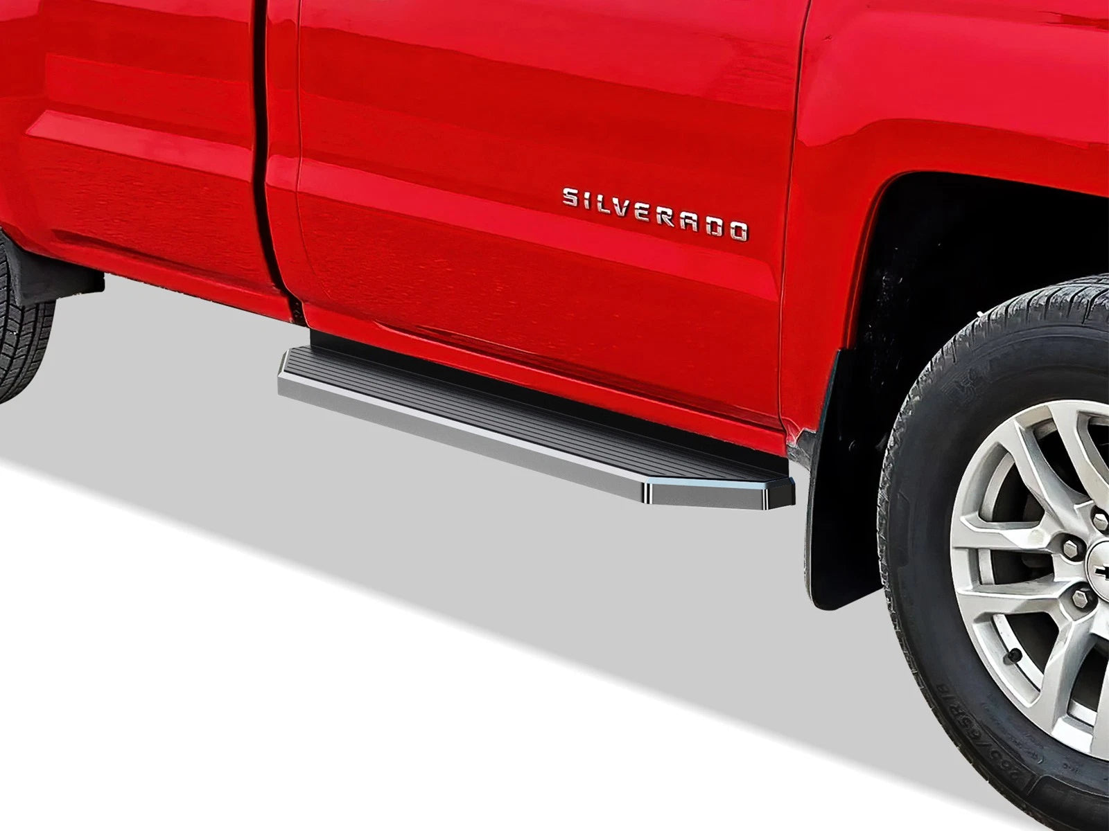 Set of 2 Polished 6" Side Steps for Silverado Sierra (2007–2018)