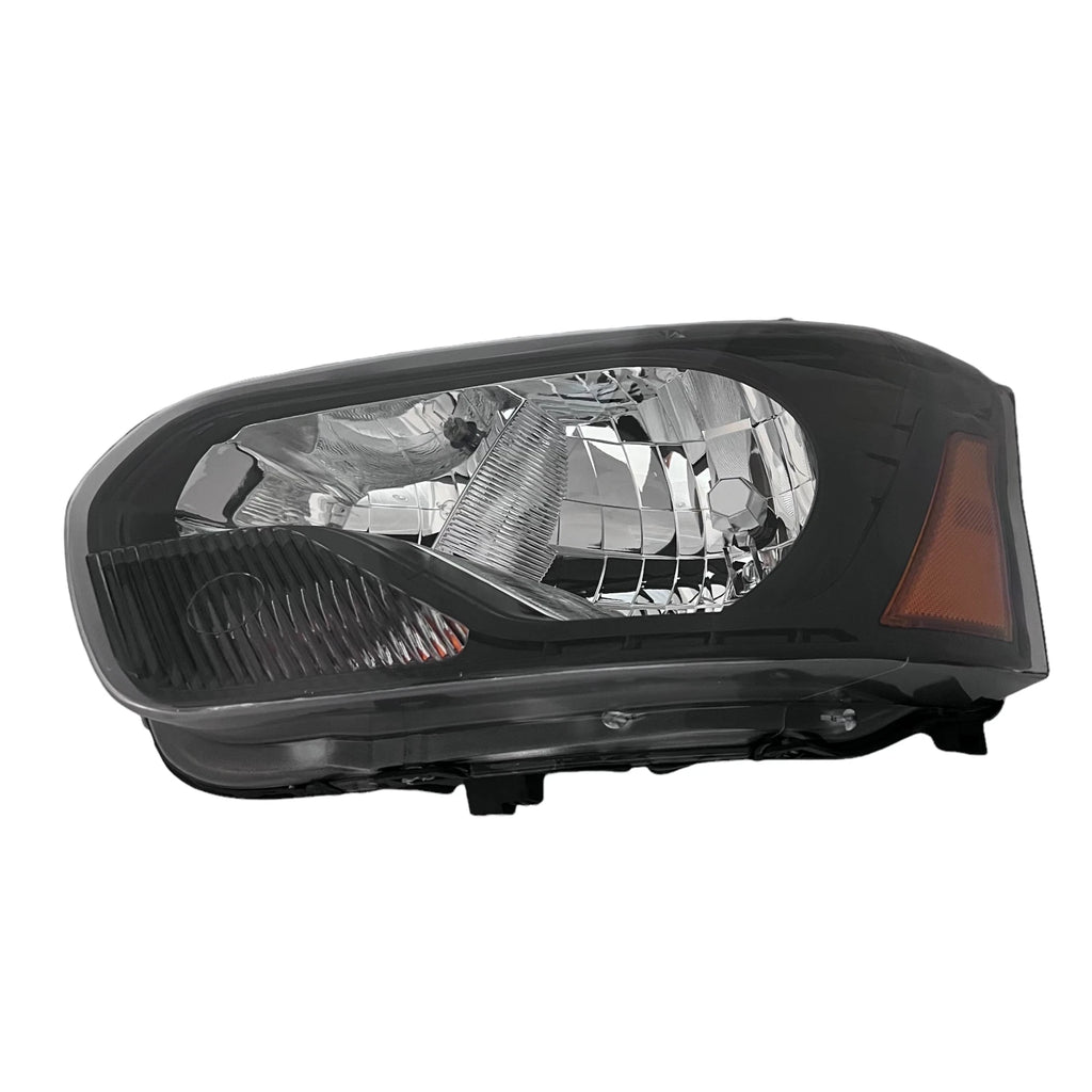Halogen Headlight for Ford Transit 150/250/350/350HD (2015–2022) W/Bulb Black