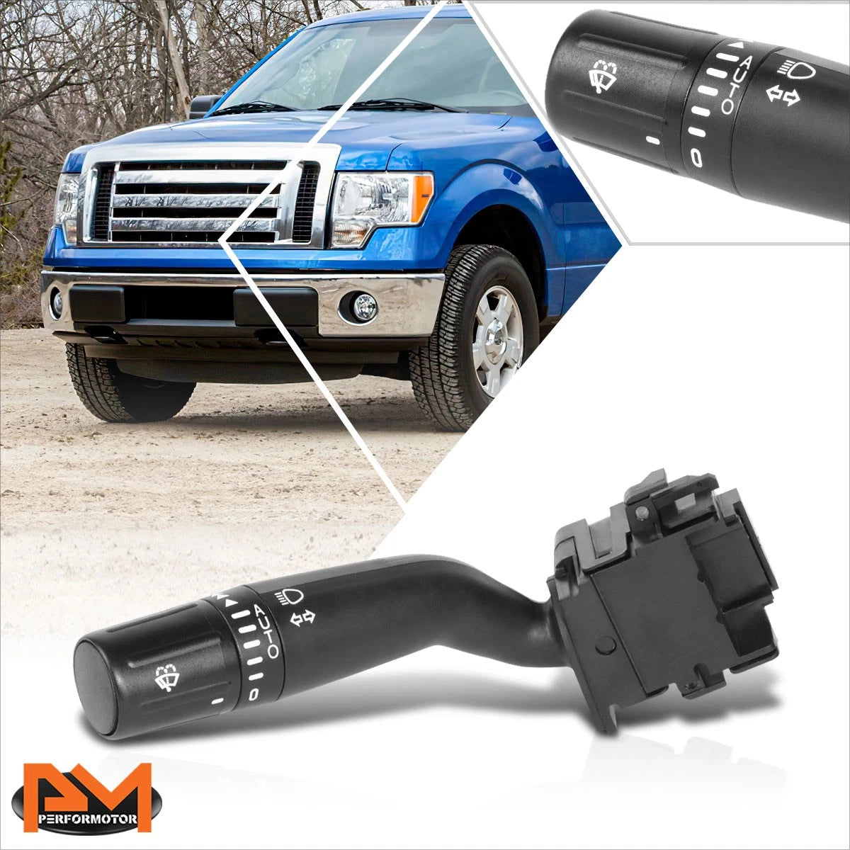 Headlight Dimmer Turn Signal Wiper Washer Switch for Ford F150 (2011–2013)