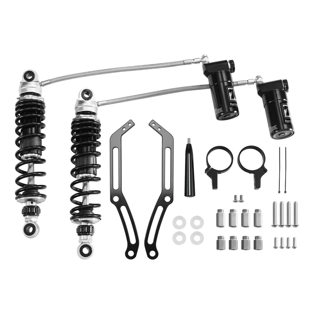 Remote Reservoir Rear Suspension Shocks for Harley CVO Street Glide (2023–2025)