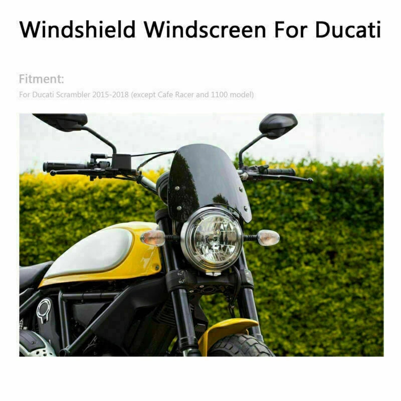 Windshield Wind Deflector for Ducati Scrambler (2015–2018)