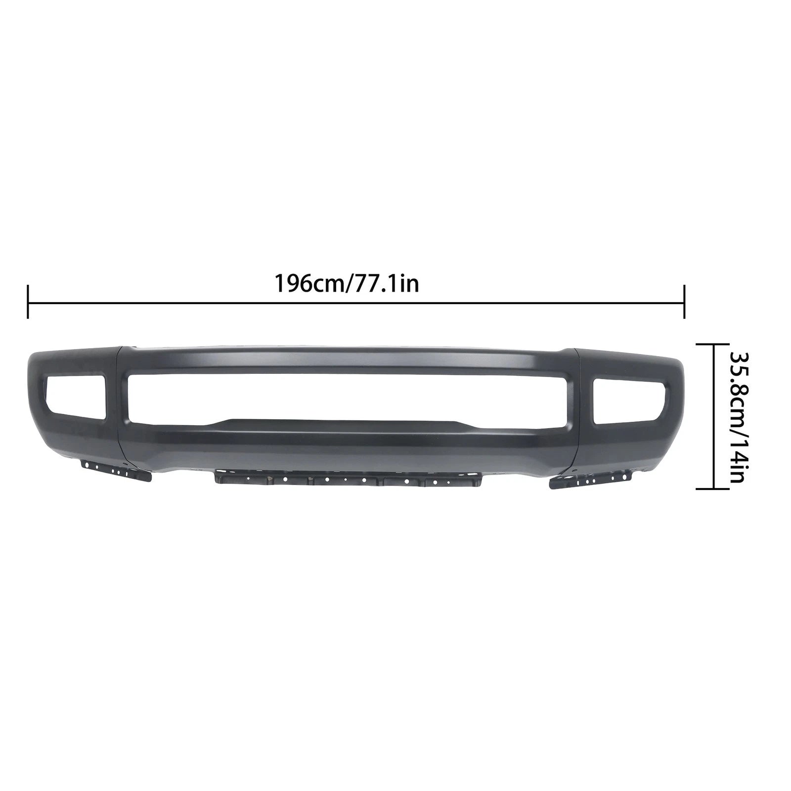 Front Bumper Face Bar for Ford F-250 F-350 (2017–2019)