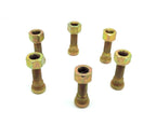Front Wheel Stud & Nut Set of 6 for Ford 2000 3000 4000 5000 7000