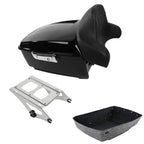 Chrome Trunk Backrest for Harley Touring Road King Glide (2014–2026)