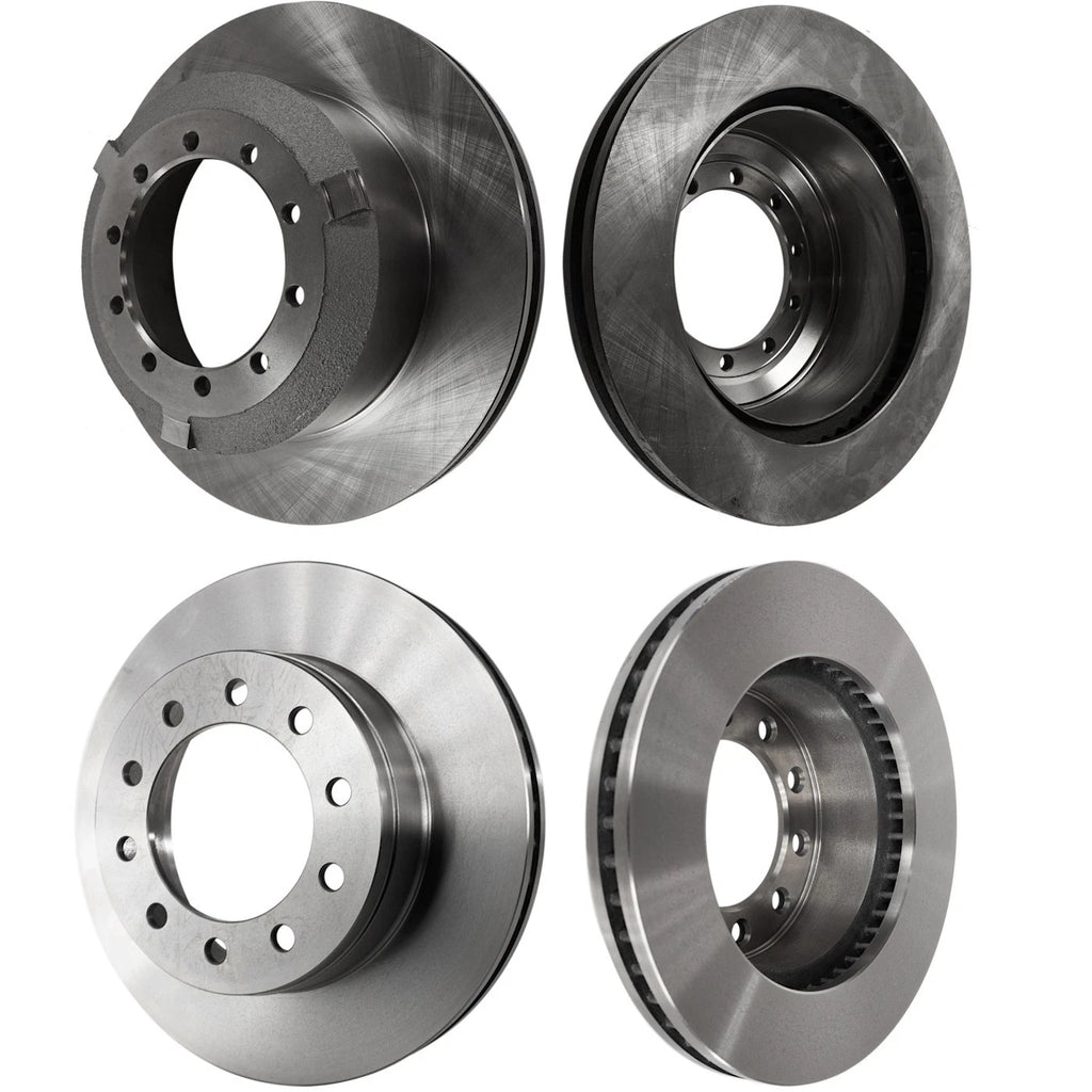 Front and Rear Brake Disc Set for Ford F-450 Super Duty (2005–2016)