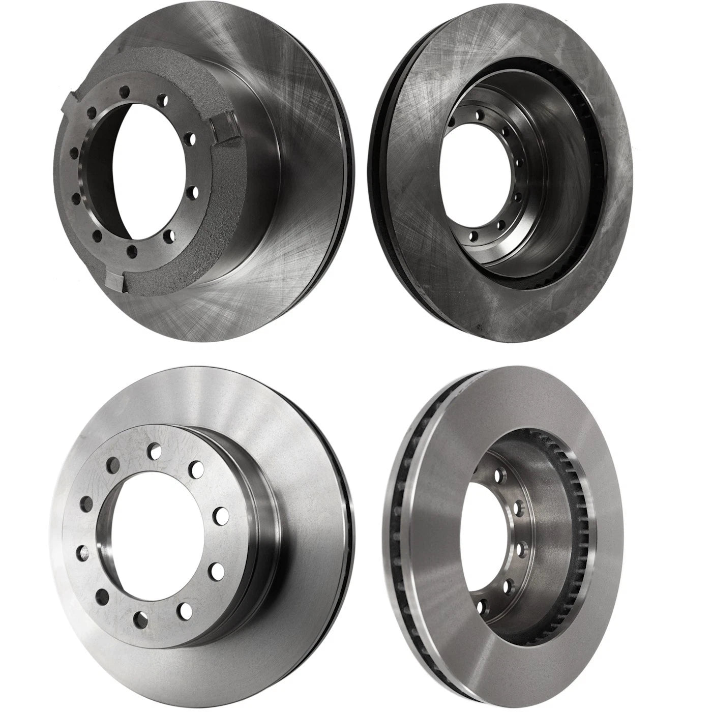 Front and Rear Brake Disc Set for Ford F-450 Super Duty (2005–2016)