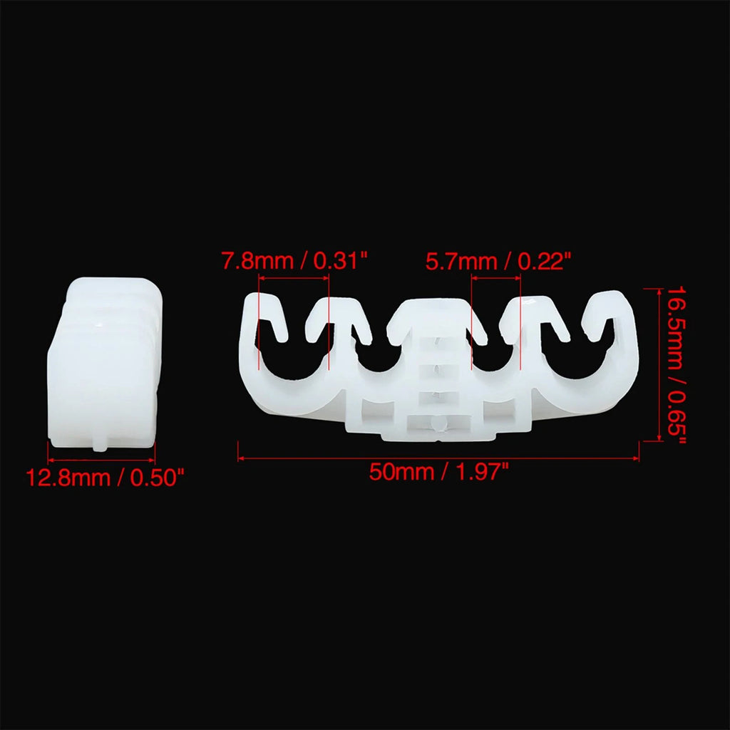50pcs 4 Way Petrol Line Hose Retaining Clip for Volkswagen 