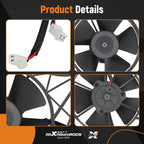 Radiator Fan with Bracket for Harley V-Rod VRSCB VRSCDF VRSCDX (2002–2006)