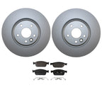 Front Brake Kit 320mm Disc Rotors TRW Pro Low-Met Pads for Ford Focus ST (2013–2018)