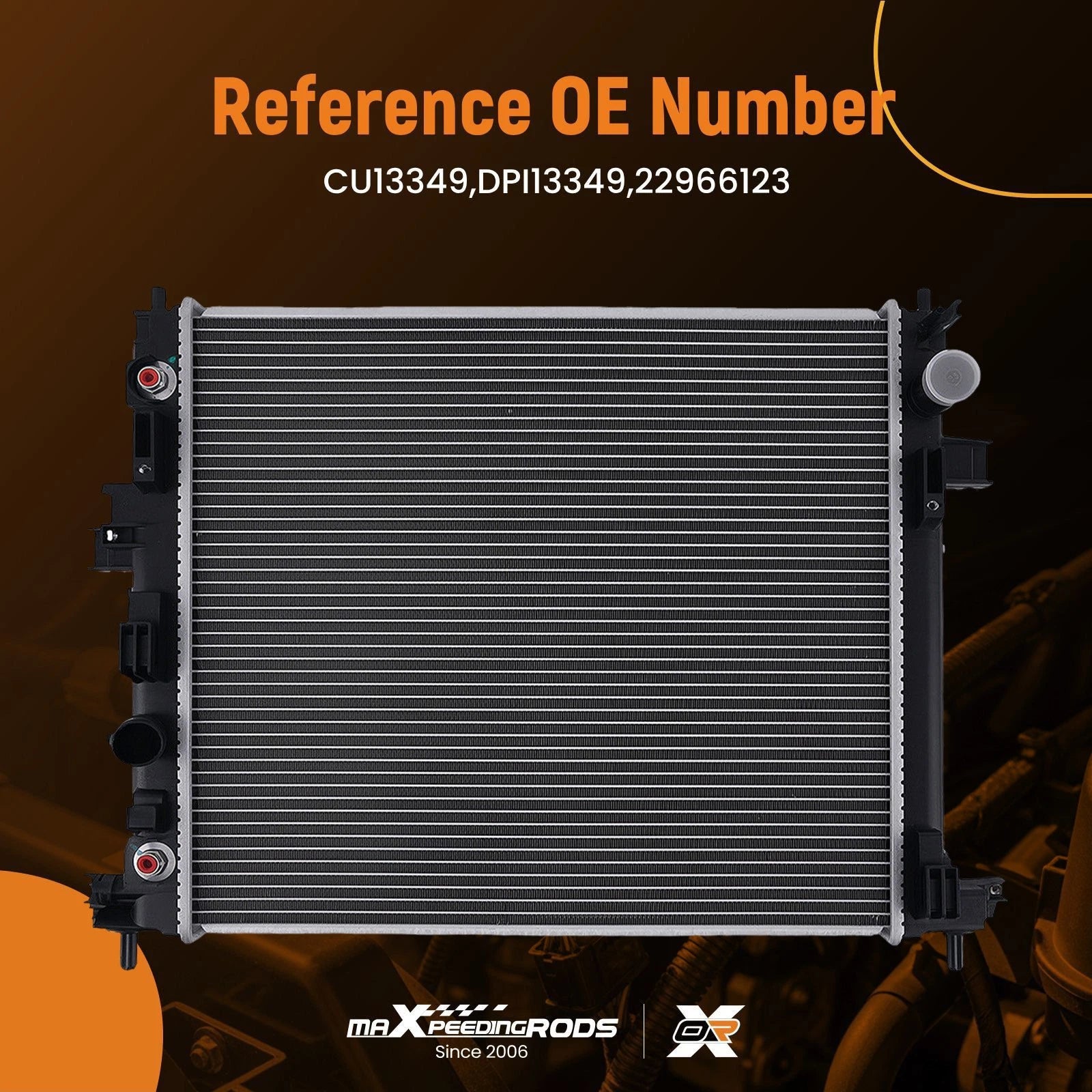 Cross Flow Auto Radiator for Cadillac ATS/CTS (2013–2016)