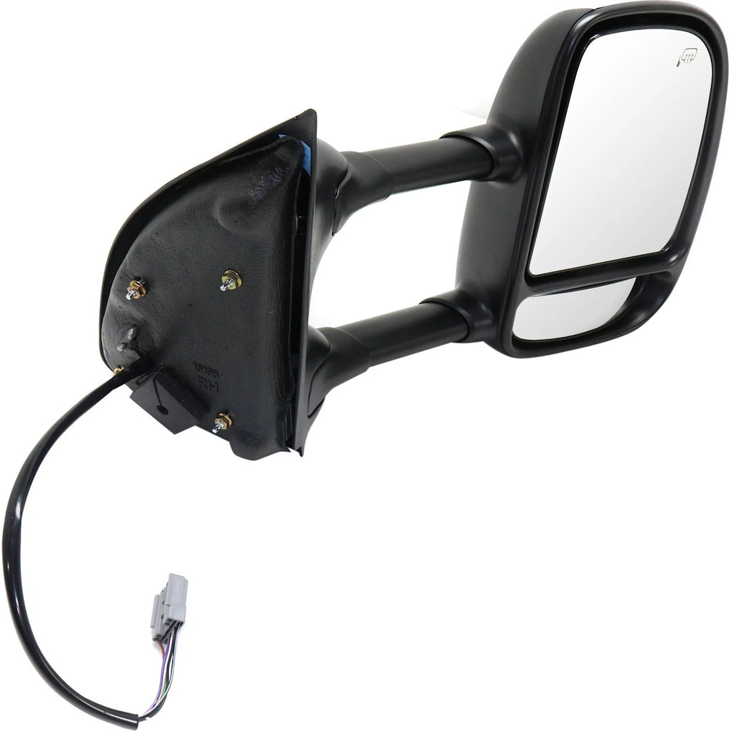 Tow Mirror for Ford F-250 Super Duty (2002–2007) Passenger Side Power Heated Signal