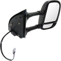 Tow Mirror for Ford F-250 Super Duty (2002–2007) Passenger Side Power Heated Signal