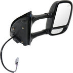 Tow Mirror for Ford F-250 Super Duty (2002–2007) Passenger Side Power Heated Signal
