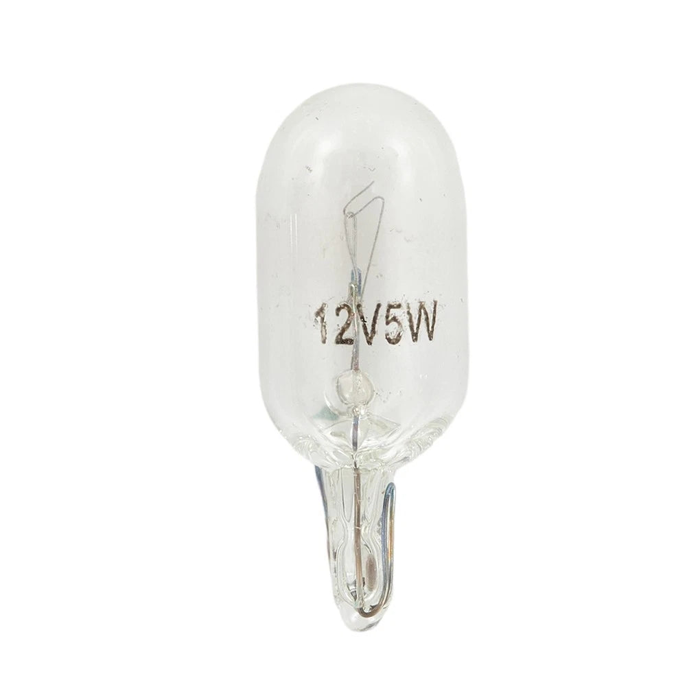 100PCS 194 Clear Wedge Light Bulbs for Instrument Panel (Universal)