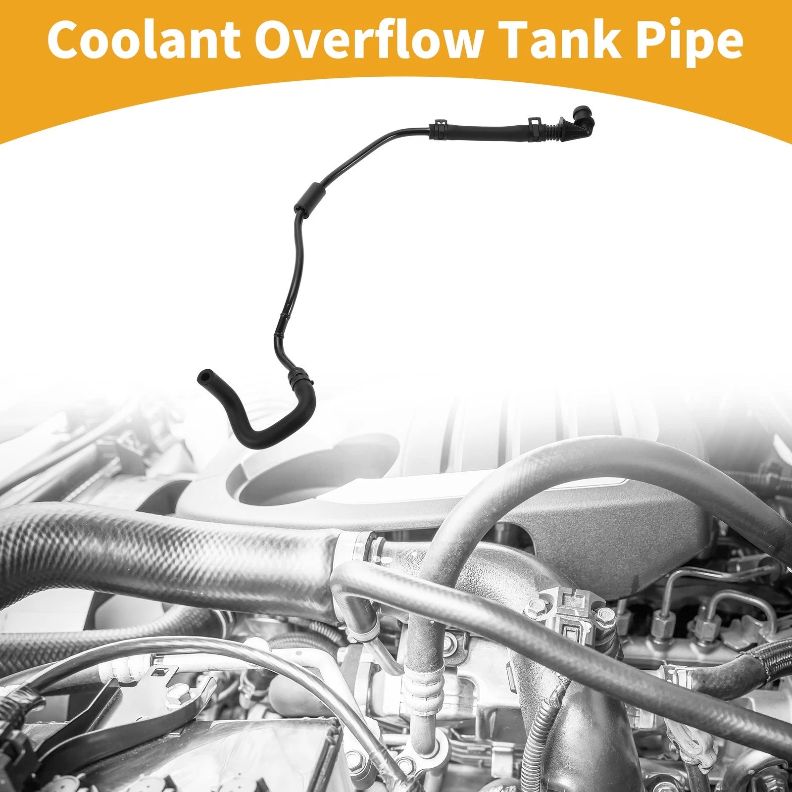 Coolant Overflow Tank Pipe for Audi A4 A5 (2017–2019) No. 06L121081K