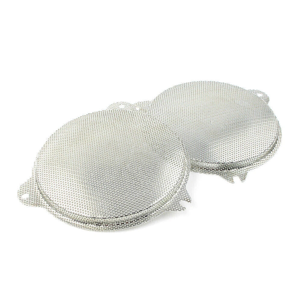 Front Speaker Mesh Grills Covers for Harley Electra Glide, Street Glide, Road King (2000–2023)