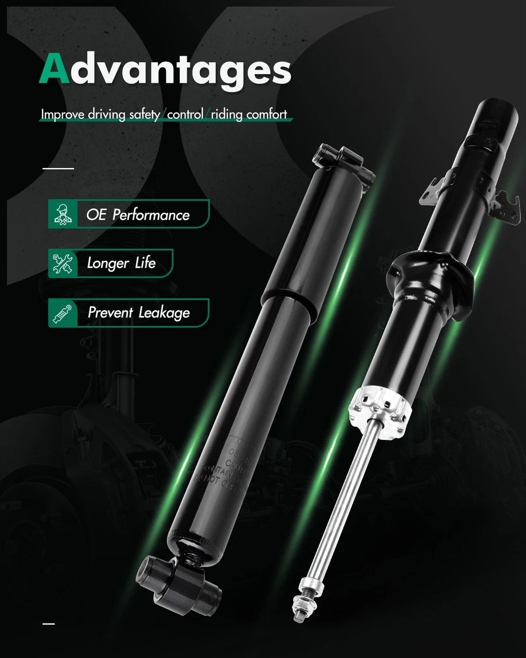 4X Shocks Struts for Mazda 6 (2003–2008)